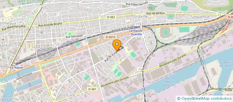 localisation de l'entreprise SNC LA VALLEE à LE HAVRE