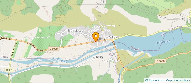 localisation de l'entreprise SNC LA VISTE à ROUSSET