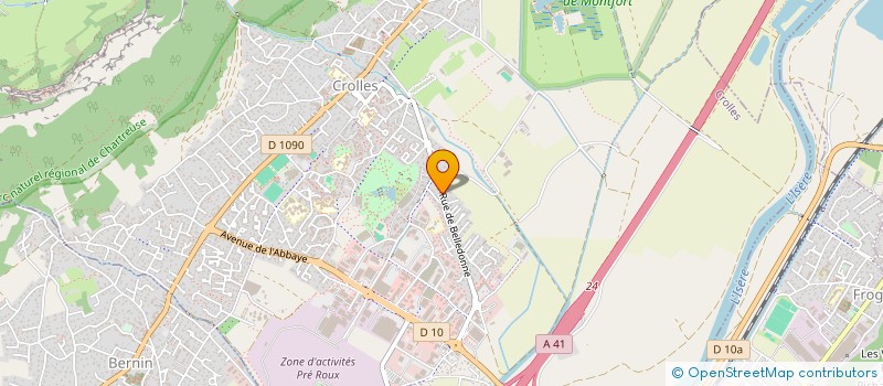 localisation de l'entreprise SNC LA VOLUTE à CROLLES