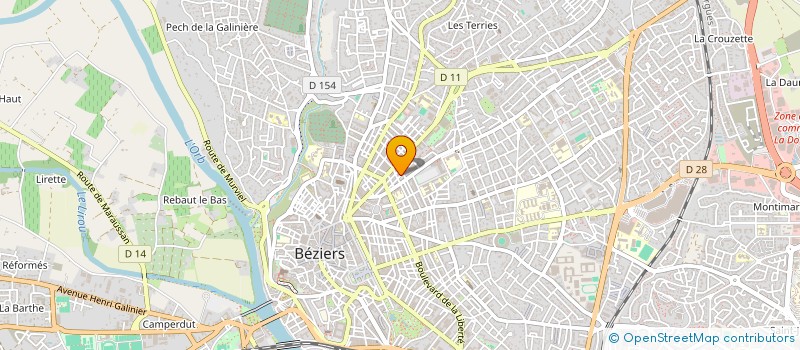 localisation de l'entreprise SNC LABORATOIR DENTAIRE BATTISTA PALLUEL à BEZIERS