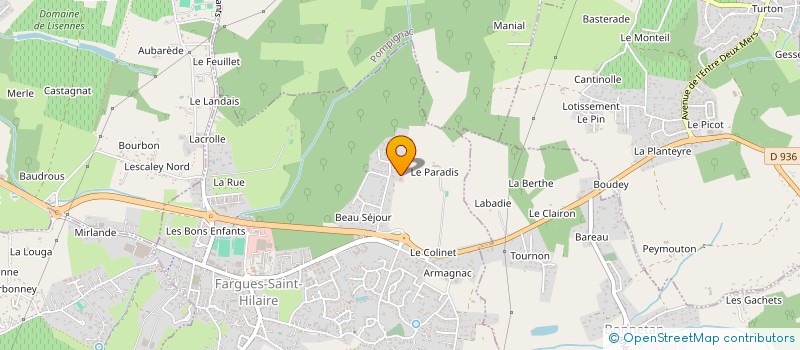 localisation de l'entreprise SNC LABROUCHE  FARGUES-SAINT-HILAIRE