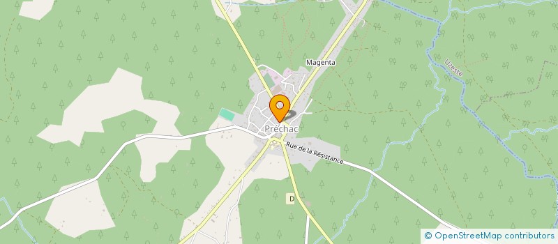 localisation de l'entreprise SNC LAGARDE PMB  PRECHAC