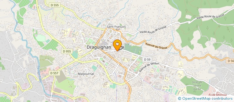 localisation de l'entreprise SNC LAGRAVE FRERES  DRAGUIGNAN