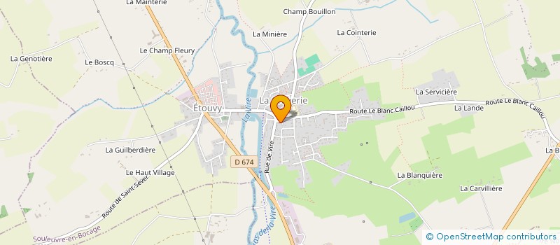 localisation de l'entreprise SNC LALIE  SOULEUVRE EN BOCAGE