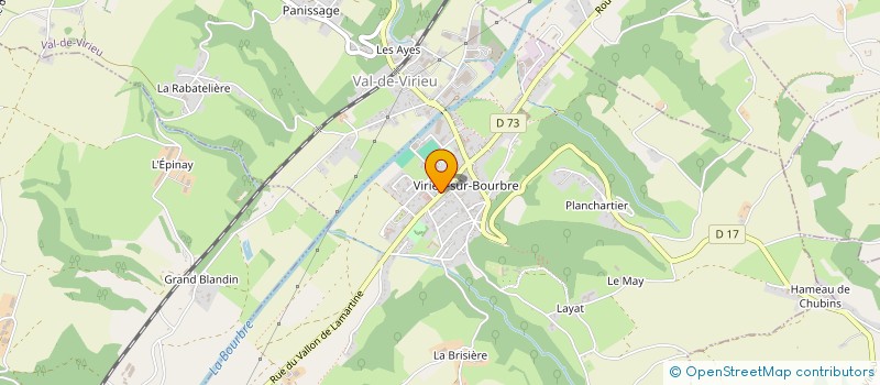 localisation de l'entreprise SNC LAMARTINE  VAL-DE-VIRIEU