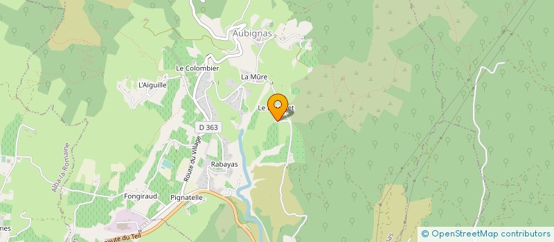 localisation de l'entreprise SNC LANIMO à AUBIGNAS