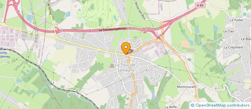 localisation de l'entreprise SNC LAODICINA  LA TOUR-DE-SALVAGNY