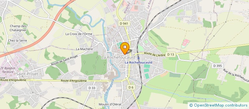 localisation de l'entreprise SNC LAROCHE à LA ROCHEFOUCAULD-EN-ANGOUMOIS