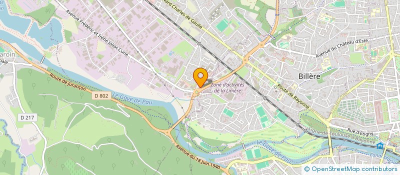 localisation de l'entreprise SNC LARRIBAU VIGNANCOUR à LONS