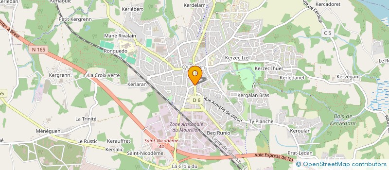 localisation de l'entreprise SNC LARUE à PLOEMEUR