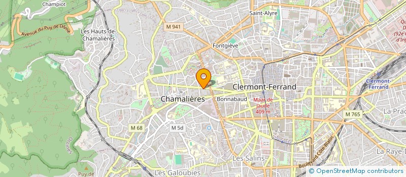 localisation de l'entreprise SNC LASCOUX-LEVROT - PIREYRE à CHAMALIERES