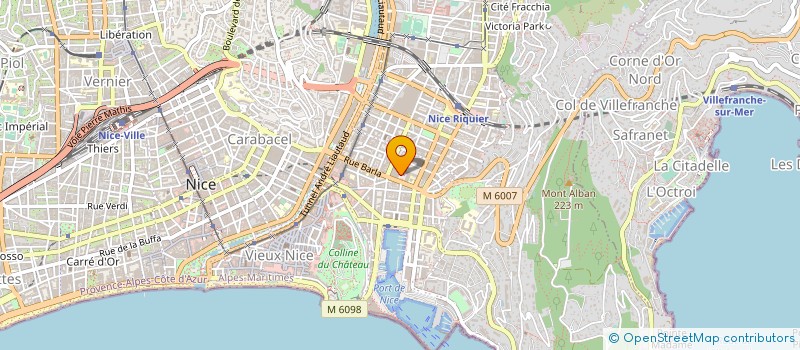 localisation de l'entreprise SNC LASRY ET MORO INGENIERIE à NICE