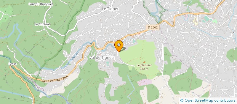 localisation de l'entreprise SNC LAUDE HELOIR à LE TIGNET
