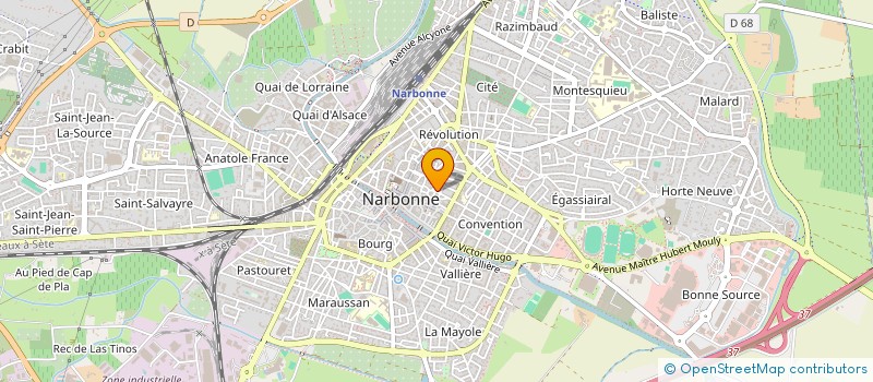 localisation de l'entreprise SNC LAURENT & CIE à NARBONNE