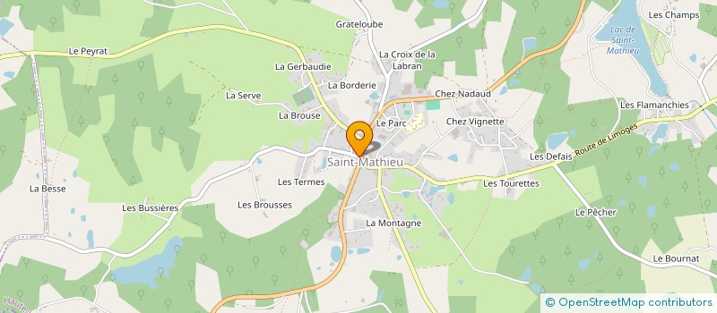 localisation de l'entreprise SNC LAUTH-JARRAUD à SAINT-MATHIEU