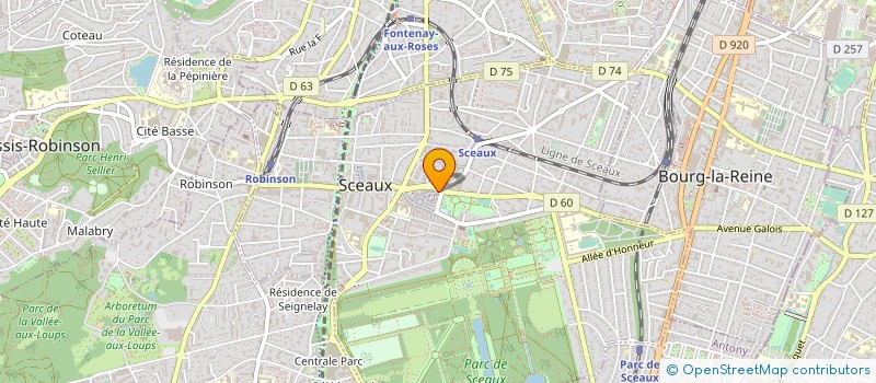 localisation de l'entreprise SNC LAVAUR ET CIE à SCEAUX