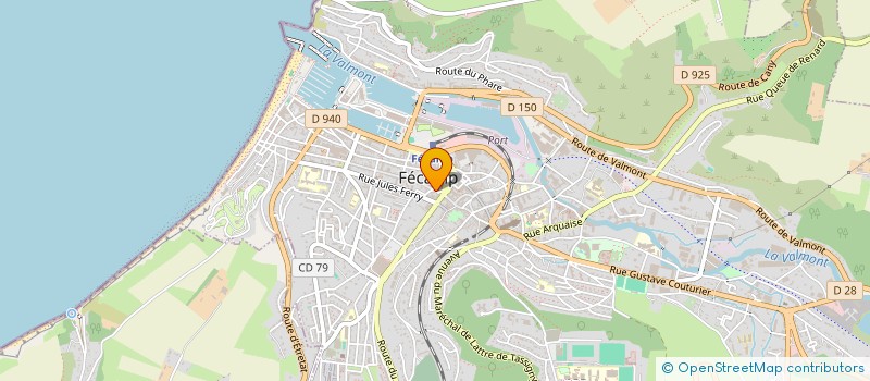 localisation de l'entreprise SNC LAVICE à FECAMP