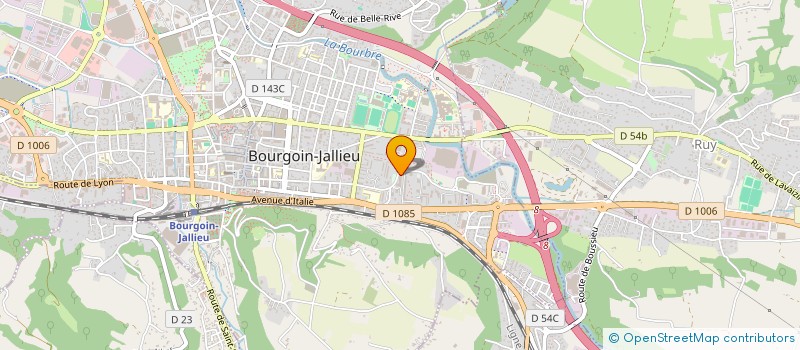 localisation de l'entreprise SNC LAZAAR à BOURGOIN-JALLIEU