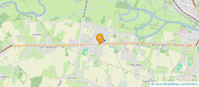 localisation de l'entreprise SNC LBNR  SORNAY