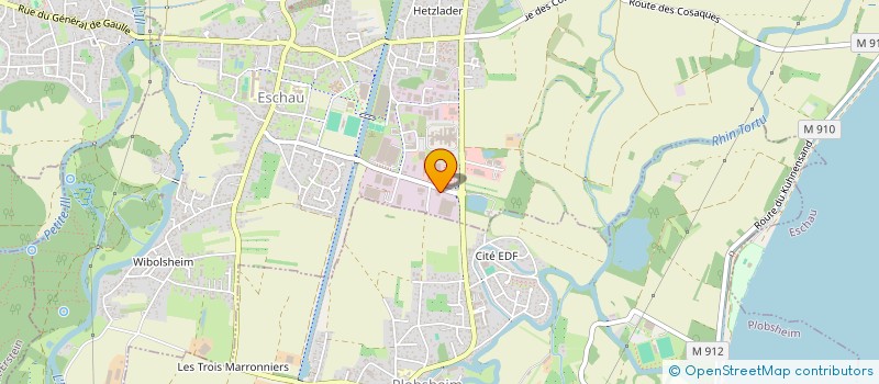 localisation de l'entreprise SNC LE 1  ESCHAU