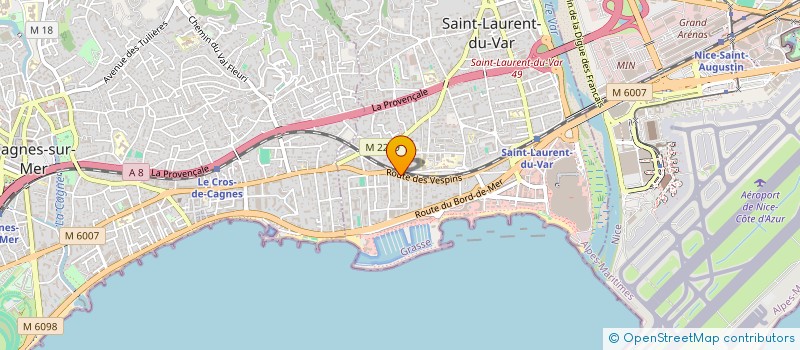 localisation de l'entreprise SNC LE BEAU FOUR à SAINT-LAURENT-DU-VAR