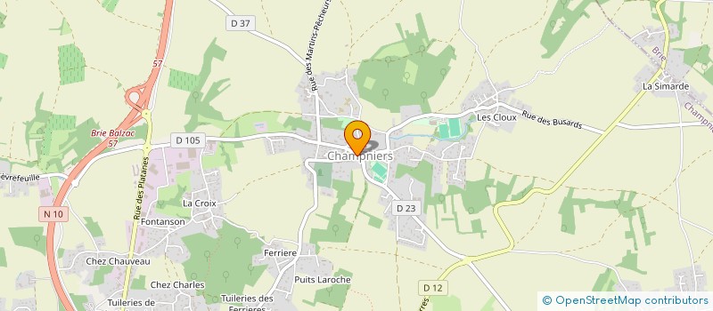 localisation de l'entreprise SNC LE BOURG à CHAMPNIERS