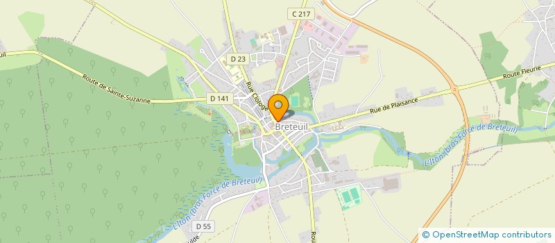 localisation de l'entreprise SNC LE CADRE NOIR à BRETEUIL