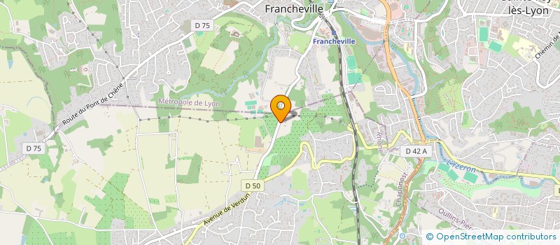 localisation de l'entreprise SNC LE CANAL  CHAPONOST