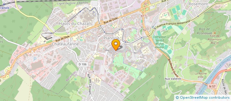 localisation de l'entreprise SNC LE CASSIN à BESANCON