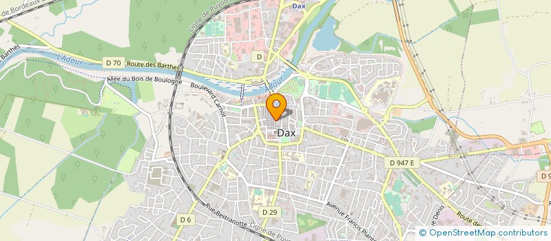 localisation de l'entreprise SNC LE CHEVALIER à DAX