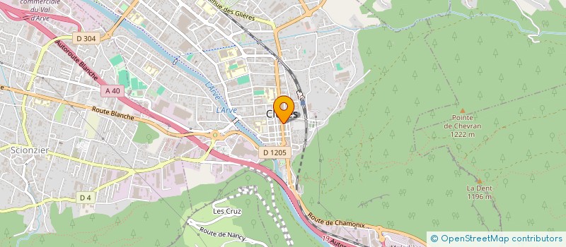 localisation de l'entreprise SNC LE CHEVRAN  CLUSES