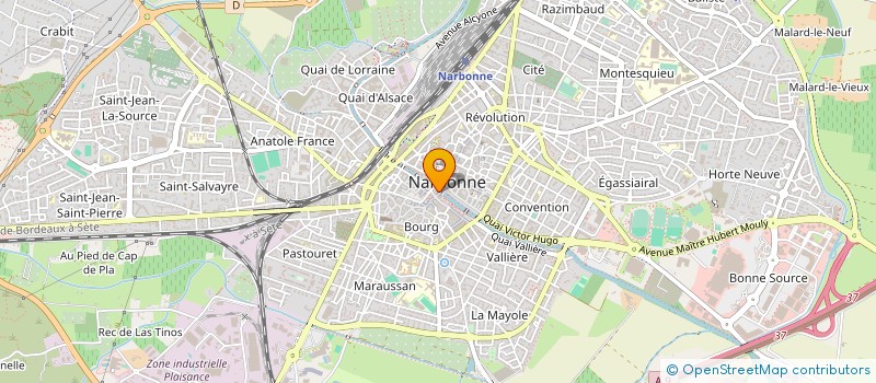 localisation de l'entreprise SNC LE CHIEN QUI FUME à NARBONNE