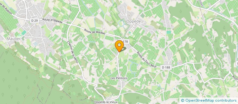 localisation de l'entreprise SNC LE CLOS D OLEA  OPPEDE