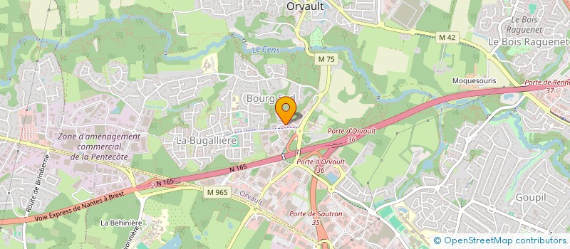 localisation de l'entreprise SNC LE CLOS MELCHIOR  REZE