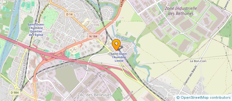 localisation de l'entreprise SNC LE COMPTOIR DE LIESSE à SAINT-OUEN-L'AUMONE