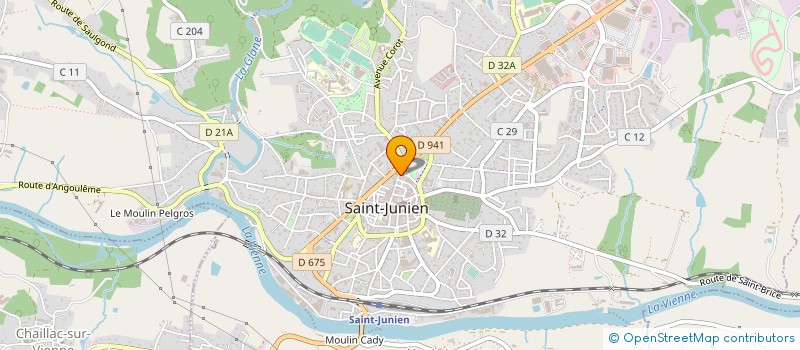 localisation de l'entreprise SNC LE COROT  SAINT-JUNIEN