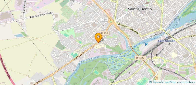 localisation de l'entreprise SNC LE CYRANO à SAINT-QUENTIN