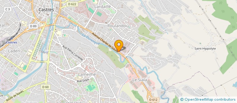 localisation de l'entreprise SNC LE DAILY à CASTRES