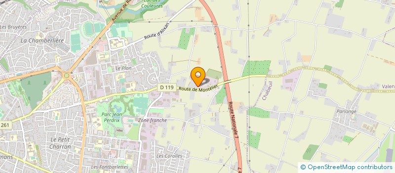 localisation de l'entreprise SNC LE DOMAINE LA CHAPELLE  VALENCE