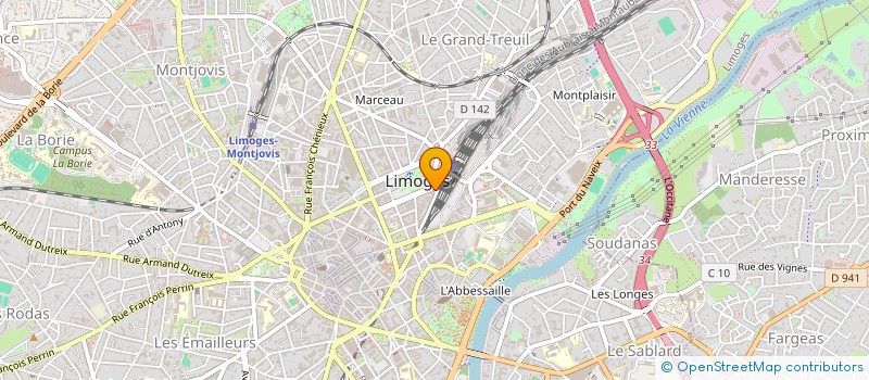localisation de l'entreprise SNC LE FIEF DES DEUX MAZAIS à LIMOGES