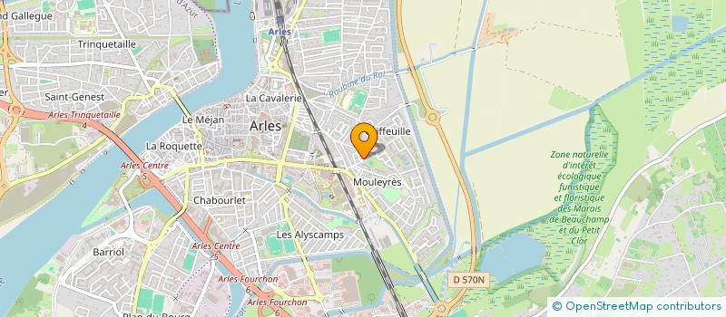 localisation de l'entreprise SNC LE FLASH  ARLES