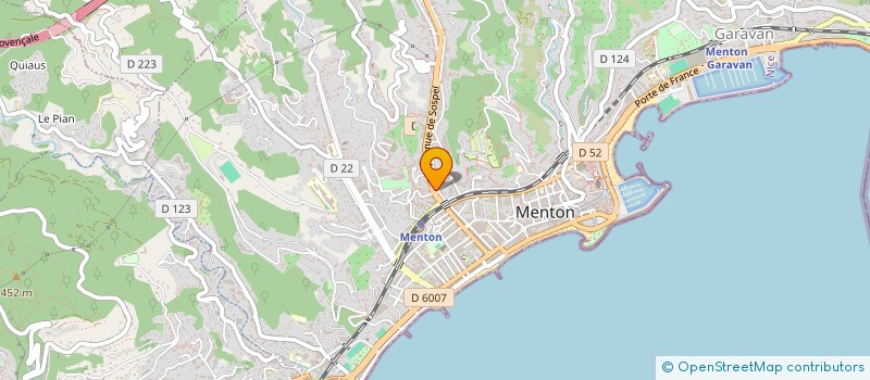 localisation de l'entreprise SNC LE FONTENOY à MENTON