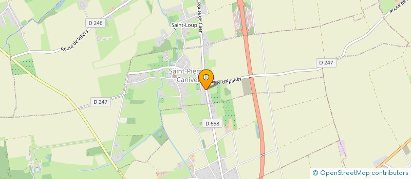 localisation de l'entreprise SNC LE GRAND CERF  FALAISE