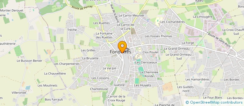 localisation de l'entreprise SNC LE LION D'OR  FONDETTES