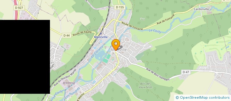 localisation de l'entreprise SNC LE LONGCHAMP à MONTVILLE