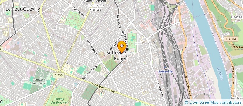 localisation de l'entreprise SNC LE LUTETIA  SOTTEVILLE-LES-ROUEN