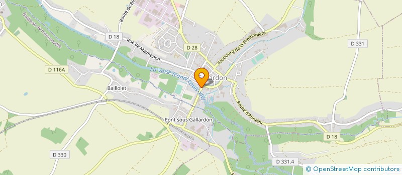 localisation de l'entreprise SNC LE MANOIR à BAILLEAU-ARMENONVILLE
