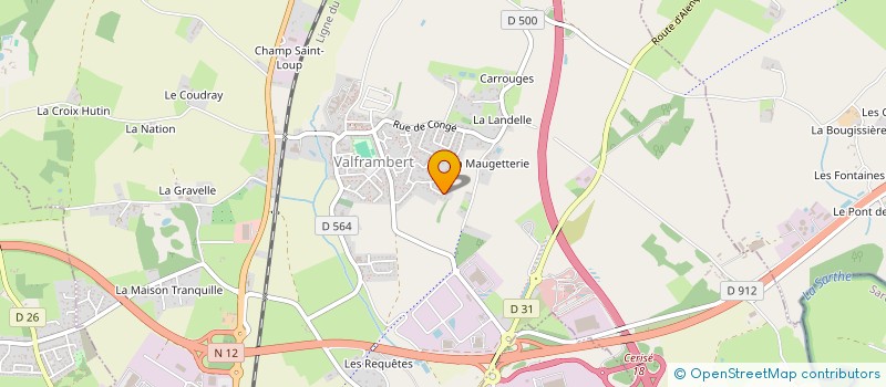 localisation de l'entreprise SNC LE MARAIS à VALFRAMBERT