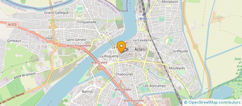 localisation de l'entreprise SNC LE MARIGNY à ARLES