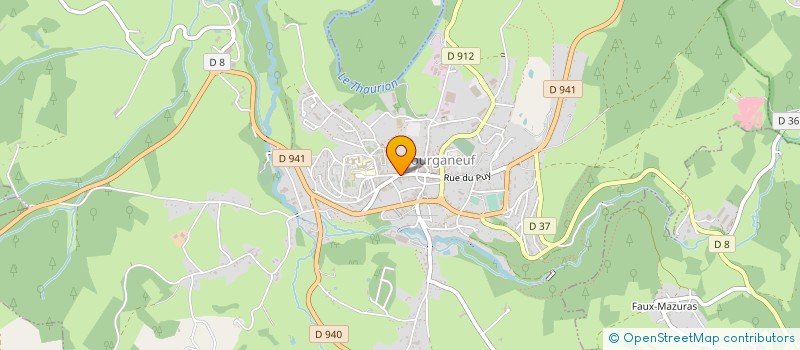 localisation de l'entreprise SNC LE MARIGNY à BOURGANEUF